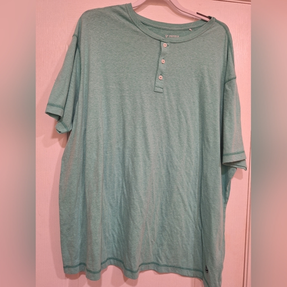 NWOT Mens XXL‎ Cremieux Henley Shirt